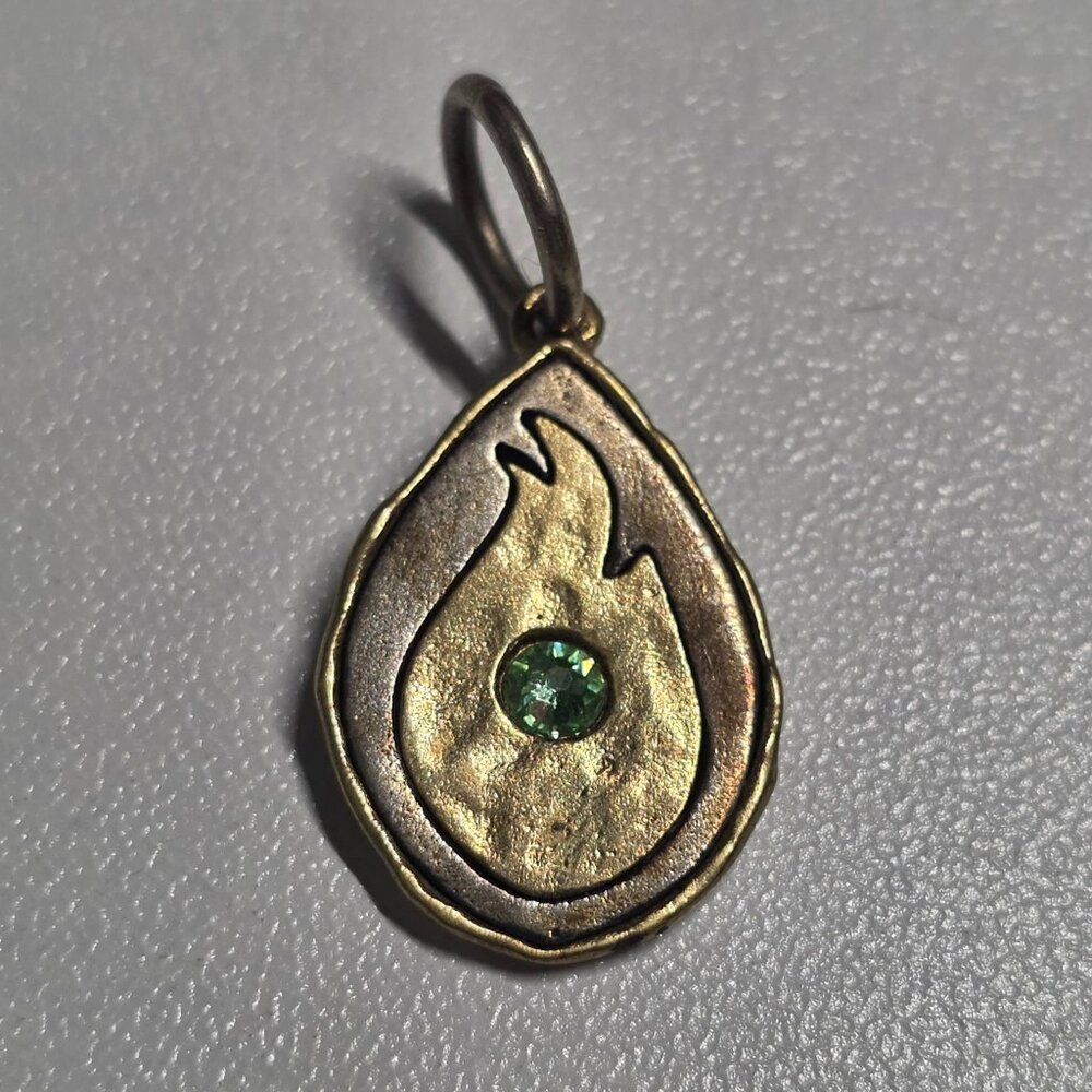 Jewelry In Candles/Waxing Poetic Brass & Swarovski Charm